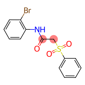 N-(2-bromophenyl)-2-(phenylsulfonyl)acetamide