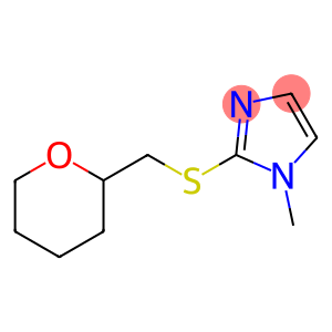 1H-Imidazole,1-methyl-2-[[(tetrahydro-2H-pyran-2-yl)methyl]thio]-(9CI)