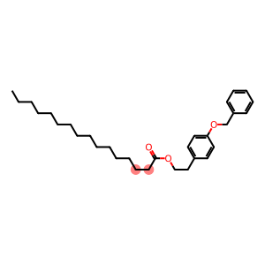 Hexadecanoic acid, 2-[4-(phenylmethoxy)phenyl]ethyl ester