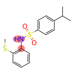 4-isopropyl-N-[2-(methylsulfanyl)phenyl]benzenesulfonamide