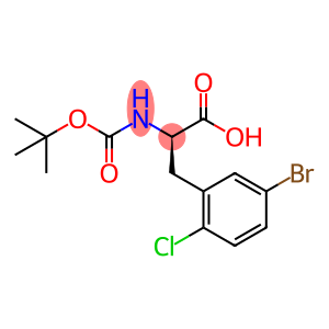 N-Boc-5-Bromo-2-chloro-D-phenylalanine