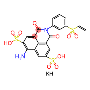 1H-Benz[de]isoquinoline-5,8-disulfonic acid, 6-amino-2-[3-(ethenylsulfonyl)phenyl]-2,3-dihydro-1,3-dioxo-, dipotassium salt (9CI)