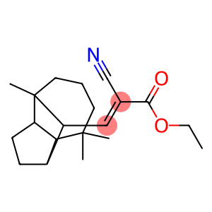 ethyl 2-cyano-3-(decahydro-4,8,8-trimethyl-1,4-methanoazulen-9-yl)acrylate