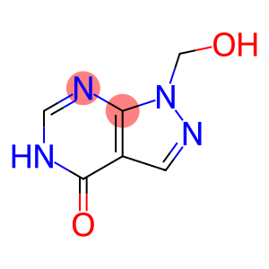 9-(hydroxymethyl)-2,4,8,9-tetrazabicyclo[4.3.0]nona-1,3,6-trien-5-one