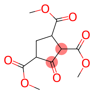 1,2,4-Cyclopentanetricarboxylic acid, 3-oxo-, trimethyl ester