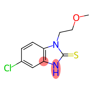 6-chloro-3-(2-methoxyethyl)-1H-benzimidazole-2-thione