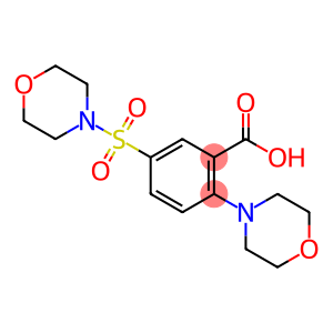 2-MORPHOLIN-4-YL-5-(MORPHOLIN-4-YLSULFONYL)BENZOIC ACID