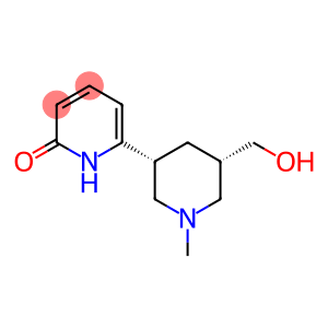 2(1H)-Pyridinone, 6-[(3R,5S)-5-(hydroxymethyl)-1-methyl-3-piperidinyl]-