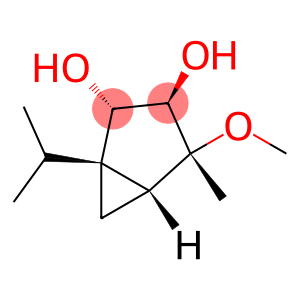 Bicyclo[3.1.0]hexane-2,3-diol, 4-methoxy-4-methyl-1-(1-methylethyl)-, (1R,2S,3R,4R,5R)-rel-(+)- (9CI)