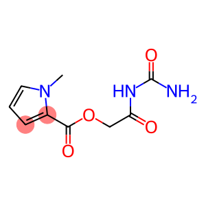 1H-Pyrrole-2-carboxylicacid,1-methyl-,2-[(aminocarbonyl)amino]-2-oxoethylester(9CI)