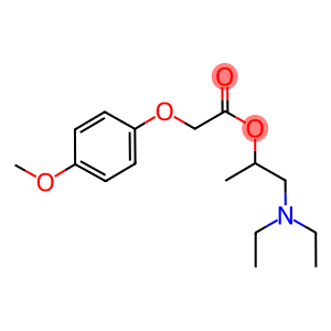 2-(diethylamino)-1-methylethyl (4-methoxyphenoxy)acetate