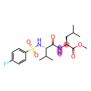 L-Leucine, N-[(4-fluorophenyl)sulfonyl]-L-valyl-, methyl ester (9CI)