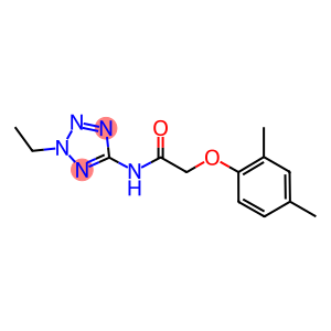 2-(2,4-dimethylphenoxy)-N-(2-ethyl-2H-tetraazol-5-yl)acetamide