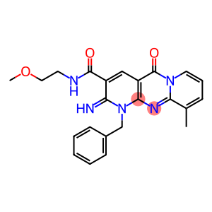 1-benzyl-2-imino-N-(2-methoxyethyl)-10-methyl-5-oxo-1,5-dihydro-2H-dipyrido[1,2-a:2,3-d]pyrimidine-3-carboxamide