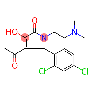 4-acetyl-5-(2,4-dichlorophenyl)-1-[2-(dimethylamino)ethyl]-3-hydroxy-1,5-dihydro-2H-pyrrol-2-one