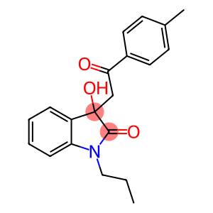 3-hydroxy-3-[2-(4-methylphenyl)-2-oxoethyl]-1-propyl-1,3-dihydro-2H-indol-2-one