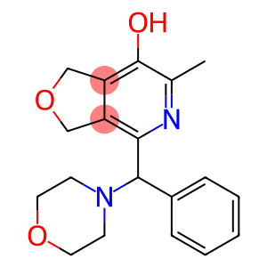 1,3-dihydro-6-methyl-4-(morpholinobenzyl)furo[3,4-c]pyridin-7-ol