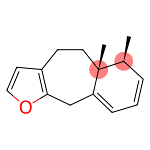 4H-Benzo(5,6)cyclohepta(1,2-b)furan, 5,5a,6,10-tetrahydro-5a,6-dimethy l-, (5aR,6S)-rel-(-)-