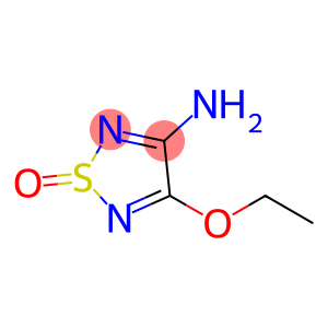 1,2,5-Thiadiazol-3-amine,  4-ethoxy-,  1-oxide