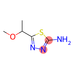 1,3,4-Thiadiazol-2-amine,  5-(1-methoxyethyl)-