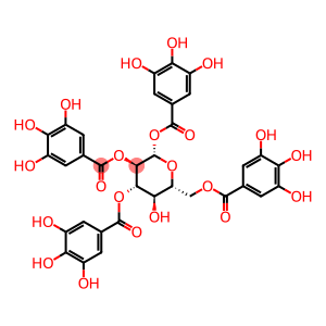 1-O,2-O,3-O,6-O-Tetrakis(3,4,5-trihydroxybenzoyl)-β-D-glucopyranose