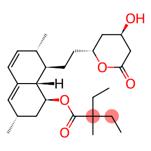 [(1S,3S,7S,8R,8aS)-8-[2-[(2R,4R)-4-hydroxy-6-oxo-oxan-2-yl]ethyl]-3,7- dimethyl-1,2,3,7,8,8a-hexahydronaphthalen-1-yl] 2-ethyl-2-methyl-butan oate