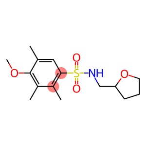 4-methoxy-2,3,5-trimethyl-N-(tetrahydro-2-furanylmethyl)benzenesulfonamide