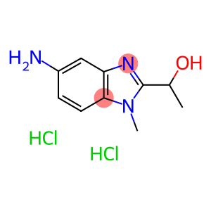 1-(5-amino-1-methyl-1H-benzimidazol-2-yl)ethanol(SALTDATA: 2HCl)