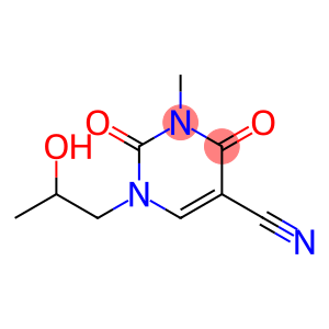 5-Pyrimidinecarbonitrile,1,2,3,4-tetrahydro-1-(2-hydroxypropyl)-3-methyl-2,4-dioxo-(9CI)