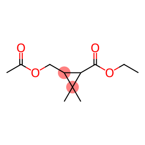 Cyclopropanecarboxylic acid, 3-[(acetyloxy)methyl]-2,2-dimethyl-, ethyl ester