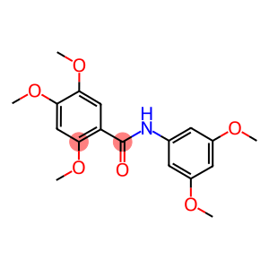 BENZAMIDE, N-(3,5-DIMETHOXYPHENYL)-2,4,5-TRIMETHOXY-