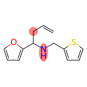 1-(2-furyl)-N-(2-thienylmethyl)but-3-en-1-amine