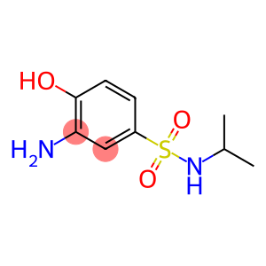 3-amino-4-hydroxy-N-(1-methylethyl)benzenesulphonamide