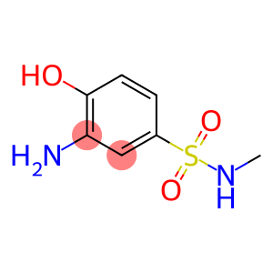 3-amino-4-hydroxy-N-methylbenzenesulfonamide