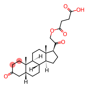 Succinic acid 1-[2-oxo-2-(3-oxo-5β-androstane-17β-yl)ethyl] ester