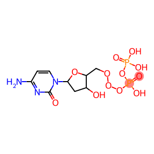 [[5-(4-amino-2-oxo-pyrimidin-1-yl)-3-hydroxy-oxolan-2-yl]methoxy-hydroxy-phosphoryl]oxyphosphonic acid