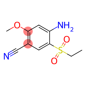 4-amino-5-(ethylsulphonyl)-2-methoxybenzonitrile