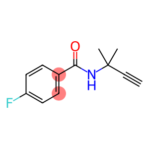 4-fluoro-N-(2-methylbut-3-yn-2-yl)benzamide