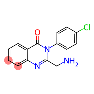 2-(AMINOMETHYL)-3-(4-CHLOROPHENYL)-4(3H)-QUINAZOLINONE