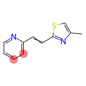 Pyridine,2-[2-(4-methyl-2-thiazolyl)vinyl]-(8CI)