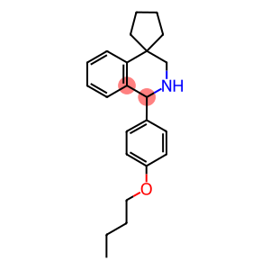 1'-(4-BUTOXYPHENYL)-2',3'-DIHYDRO-1'H-SPIRO[CYCLOPENTANE-1,4'-ISOQUINOLINE]