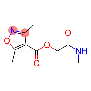 4-Isoxazolecarboxylicacid,3,5-dimethyl-,2-(methylamino)-2-oxoethylester(9CI)