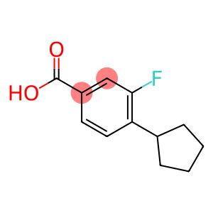 Benzoic acid, 4-cyclopentyl-3-fluoro-