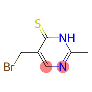 4-Pyrimidinethiol,5-(bromomethyl)-2-methyl-(8CI)