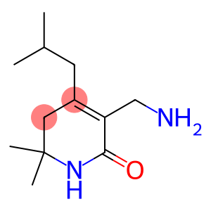 2(1H)-Pyridone,3-(aminomethyl)-5,6-dihydro-4-isobutyl-6,6-dimethyl-(8CI)