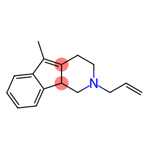 1H-Indeno[1,2-c]pyridine,2-allyl-2,3,4,9b-tetrahydro-5-methyl-(8CI)