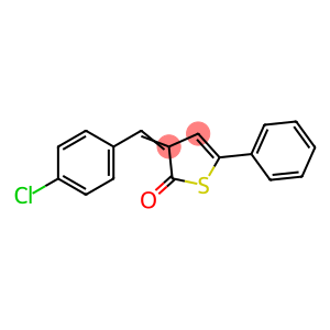 2(3H)-Thiophenone, 3-[(4-chlorophenyl)methylene]-5-phenyl-