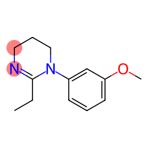 Pyrimidine, 2-ethyl-1,4,5,6-tetrahydro-1-(m-methoxyphenyl)- (8CI)