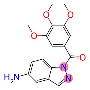 1-(3,4,5-trimethoxybenzoyl)-1H-indazol-5-ylamine