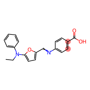 Benzoic  acid,  p-[[5-(N-ethylanilino)furfurylidene]amino]-  (8CI)